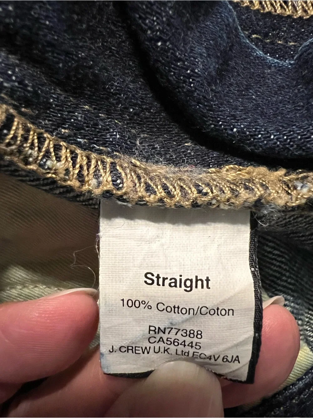 J. Crew Straight Men’s Size 36 X 30 Jeans
